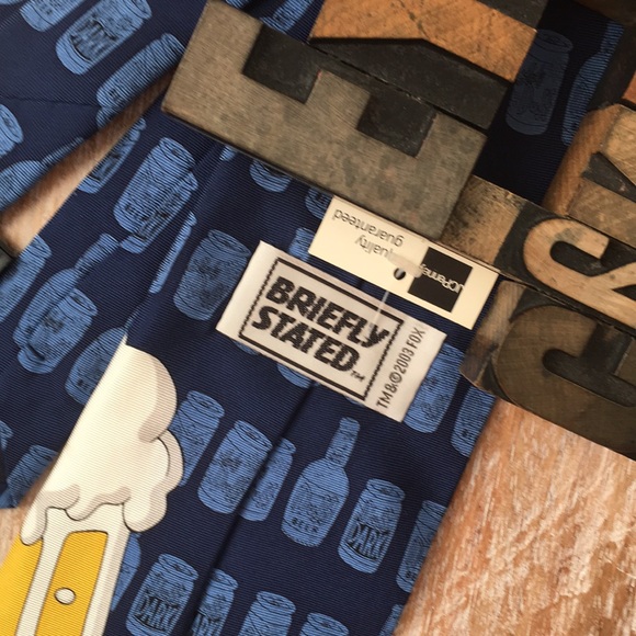 🍺BRIEFLY STATED “The Simpson’s” Homer/🍺 Mug Tie - Picture 7 of 8